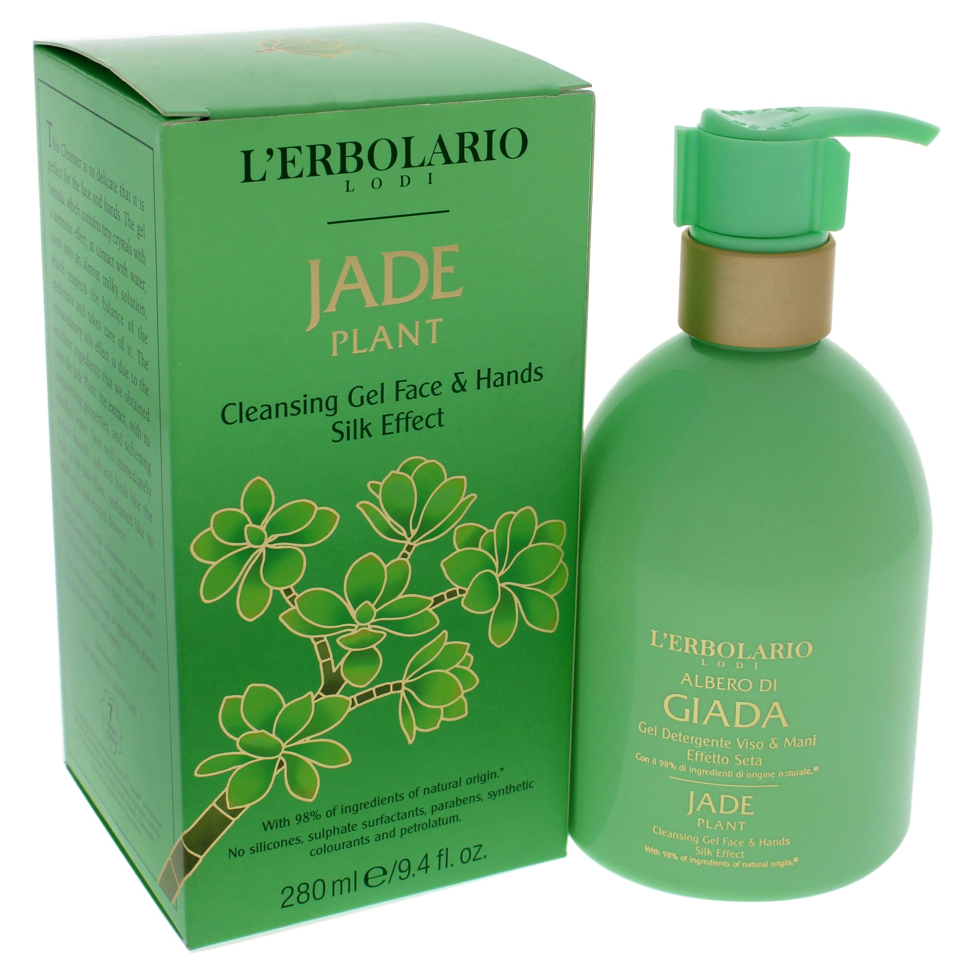 Amazon.com : L'Erbolario Jade Plant Face And Hands Cleansing Gel